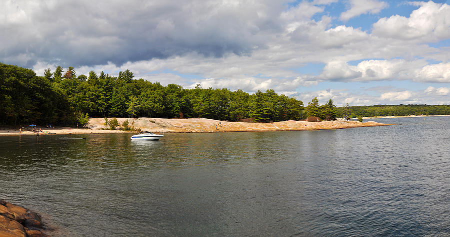 Clouds Over A Lake, Killbear Provincial Photograph by Panoramic Images