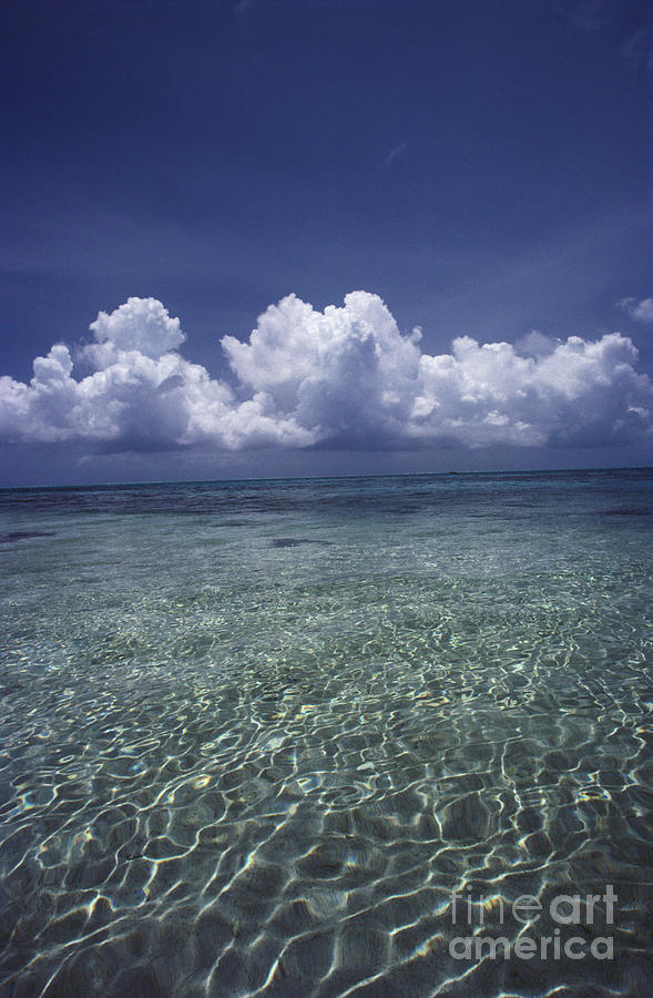 Clouds Over Bora Bora Photograph by Dana Hyde