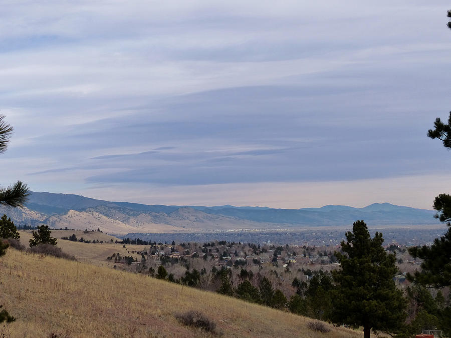 Clouds over Boulder Colorado Photograph by Thomas Samida