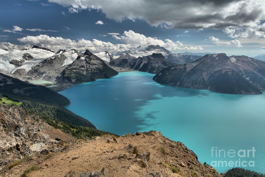 Clouds Over Garibaldi Glacier Lake Photograph by Adam Jewell