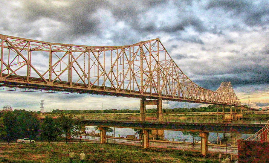Clouds over King Bridge Photograph by C H Apperson