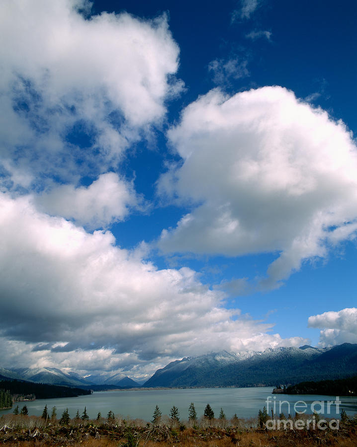 Clouds Over Lake Quinault Photograph by Tracy Knauer