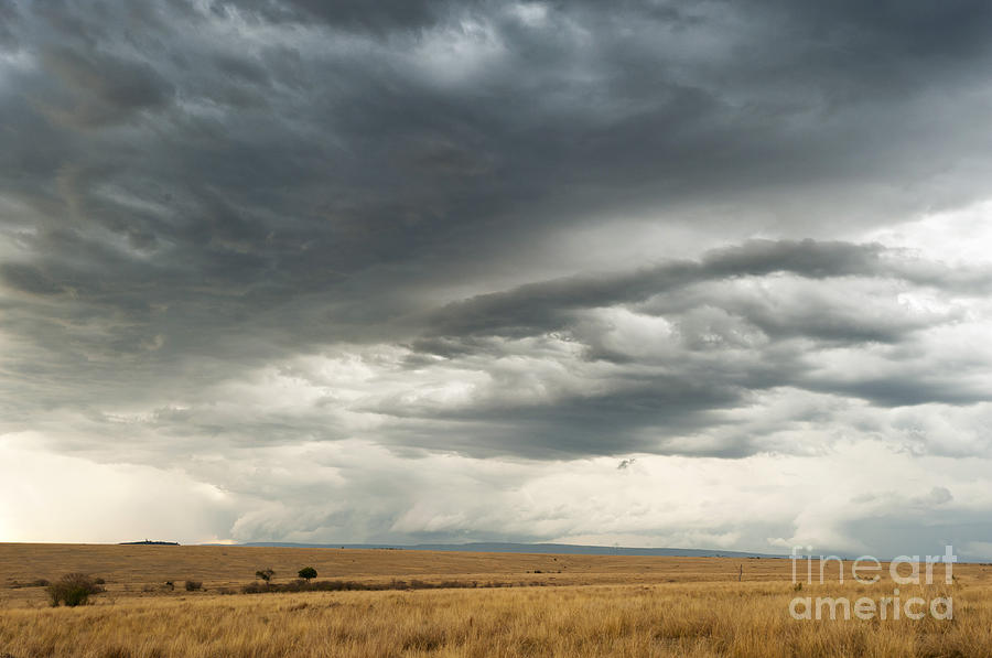 Clouds Over Maasai Mara, Kenya Photograph by John Shaw