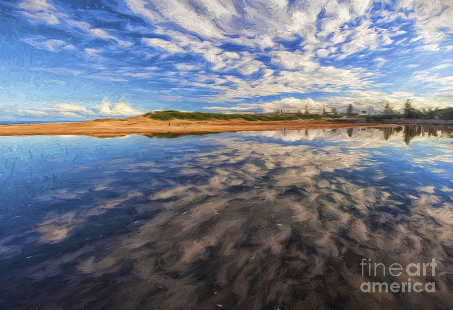Clouds over Narrabeen Lake Photograph by Sheila Smart Fine Art Photography