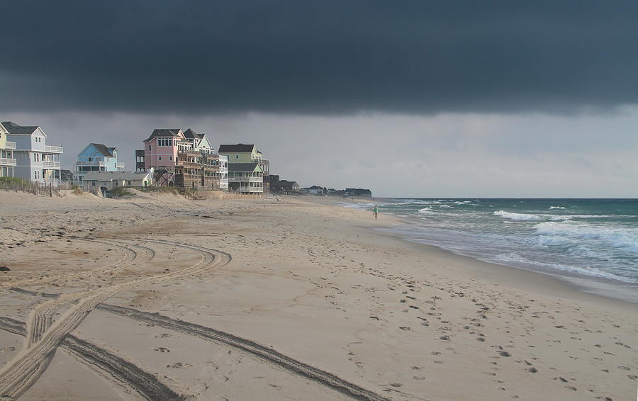 Landscape Photograph - Clouds Over Rodanthe by Cathy Lindsey