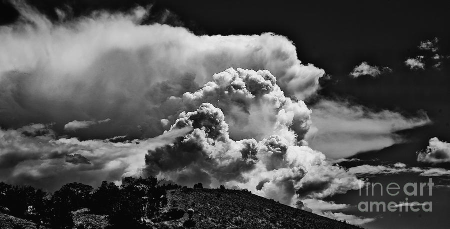 Santa Fe Photograph - Clouds Over Santa Fe by Madeline Ellis