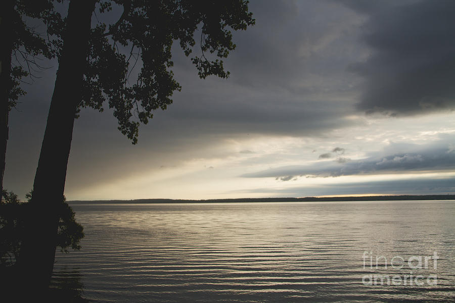 Clouds over Seneca Lake Photograph by William Norton
