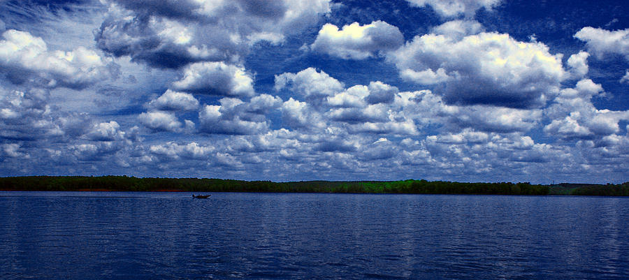 Clouds over the Catawba River Photograph by Andy Lawless