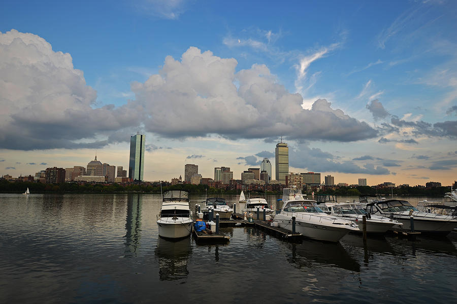 Clouds over the Charles River Photograph by Toby McGuire