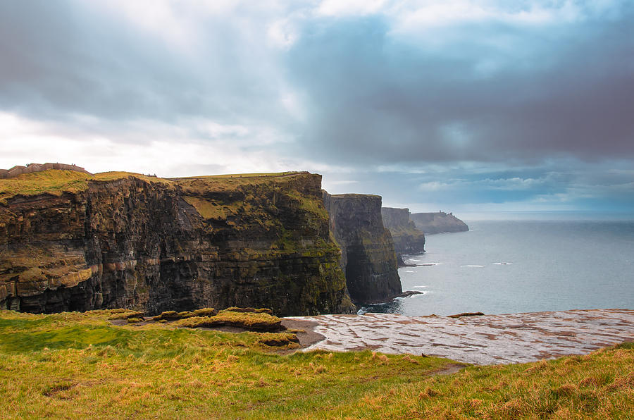 Clouds Over The Cliffs Photograph by AMB Fine Art Photography - Pixels