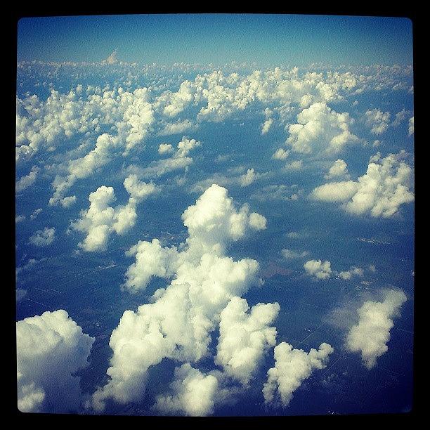 Flying Photograph - Clouds Over The Midwest. #flying by Justin Bradford