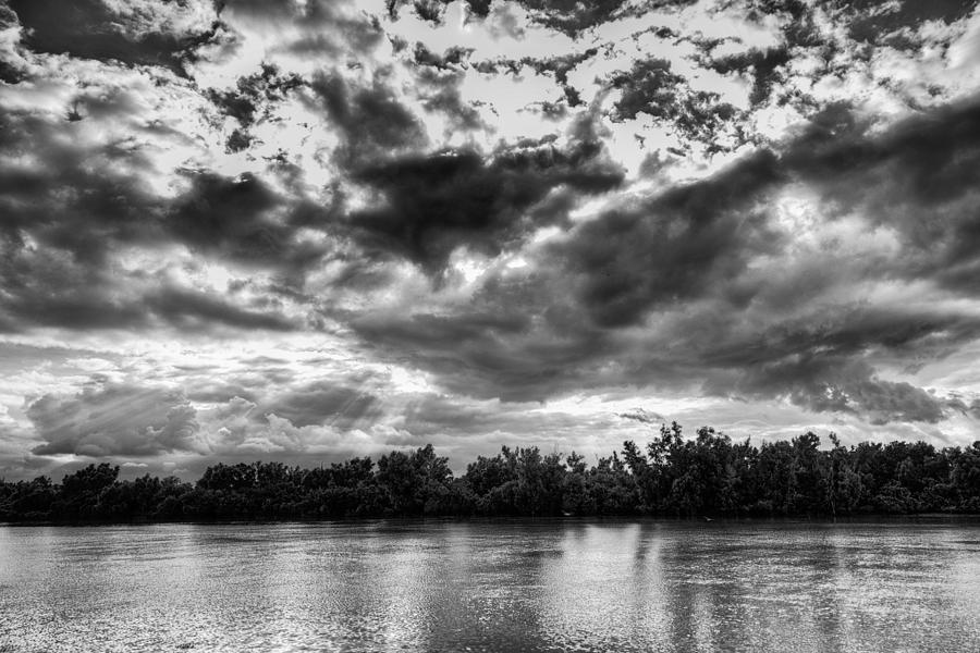Mississippi Photograph - Clouds over The Mississippi by Bryan Davis