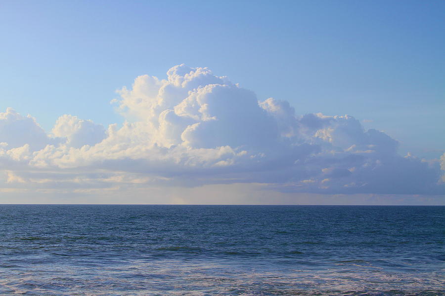 Clouds Over The Ocean Photograph by Cathy Lindsey