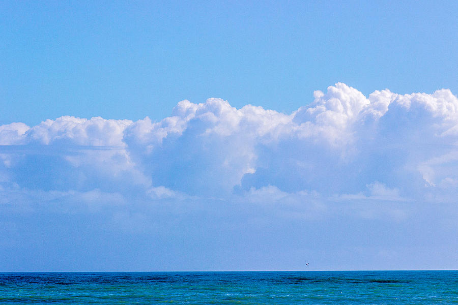 Clouds Over The Ocean Photograph by Pete Hendley