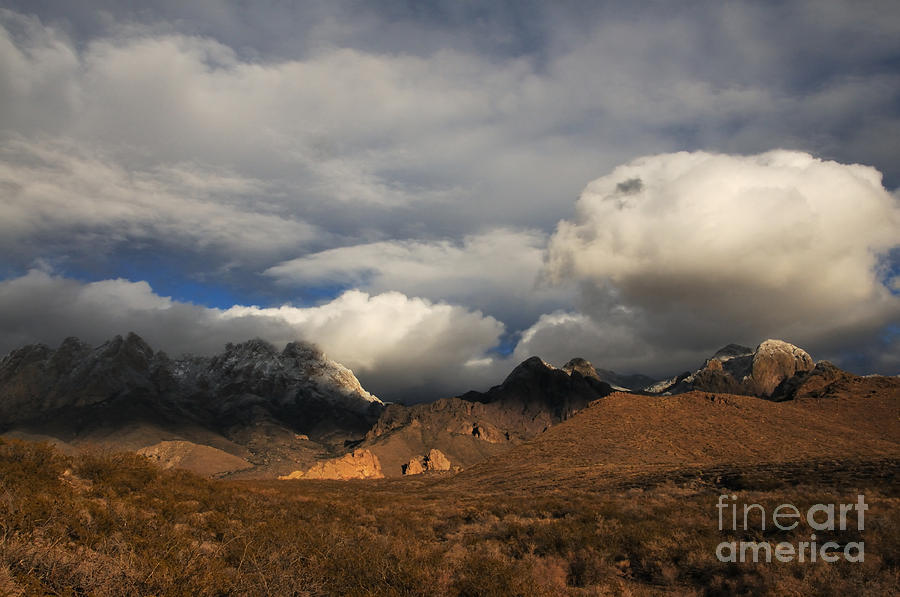 Clouds over the Organ Mountains Photograph by Vivian Christopher