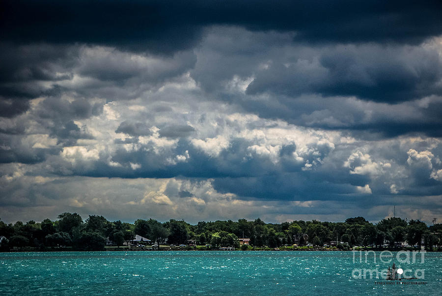 Clouds Over The River Photograph