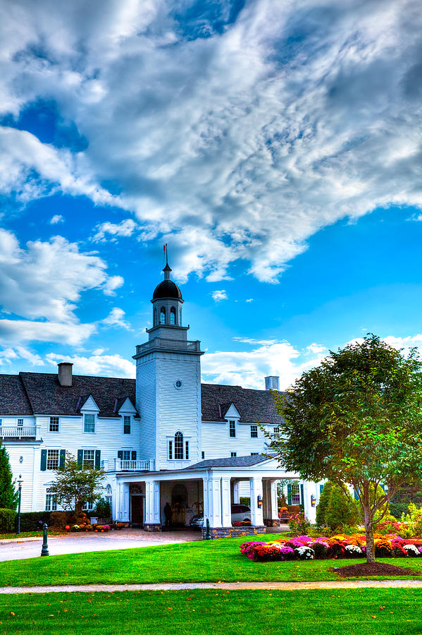 Clouds over the Sagamore Resort Photograph by David Patterson