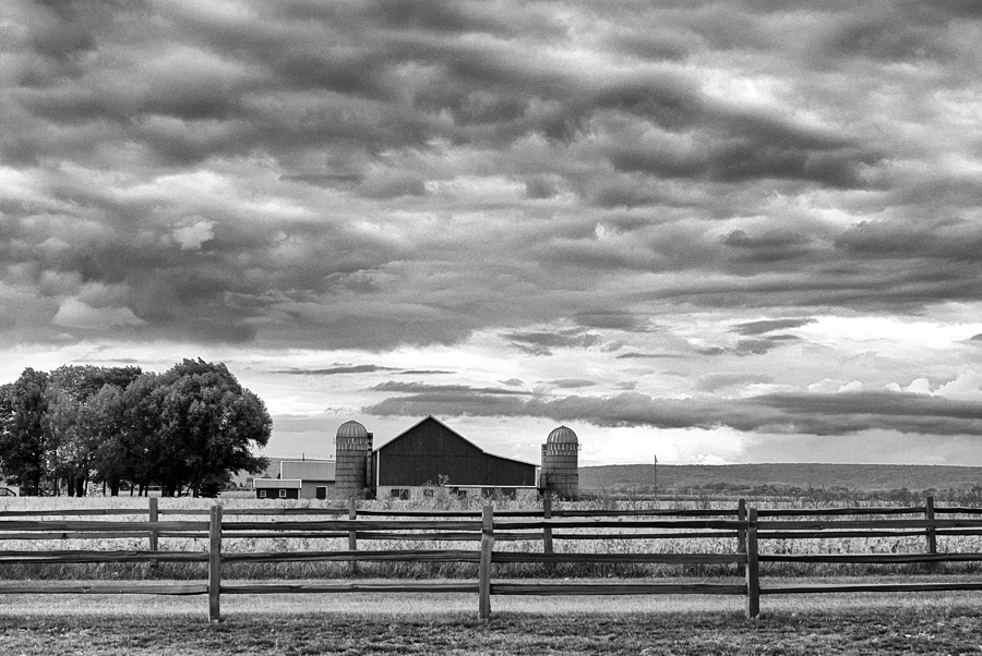 Black And White Photograph - Clouds Over the Upper Midwest by Christi Kraft