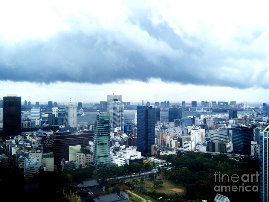 Nature Photograph - Clouds over Tokyo by Nelly Bacskay