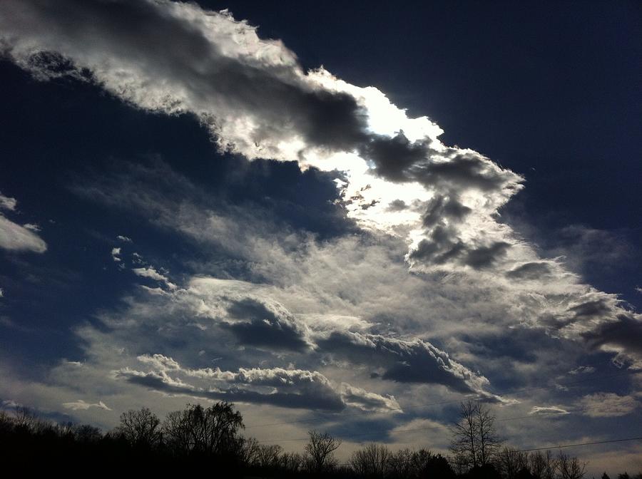 Clouds Passing Photograph by Carol Berning