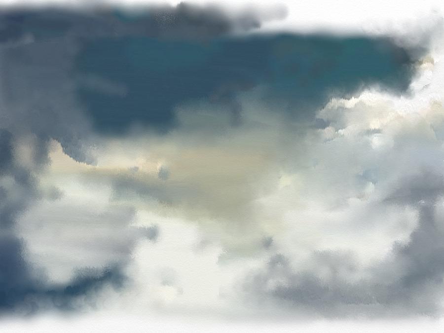 Clouds Digital Art by Resie Laro - Fine Art America
