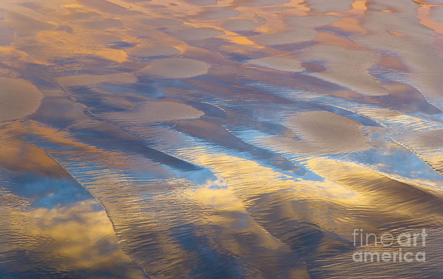 Clouds Sky And Sand Ripples  Photograph by Yva Momatiuk John Eastcott
