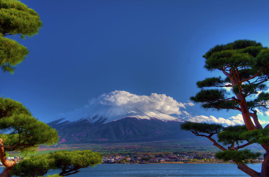 Clouds upon Mt Fuji Photograph by Matt Swinden