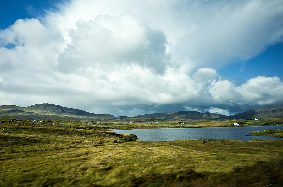 Cloudscape and the lanscape, Scottish Highlands, Isle of Skye Photograph by CarmanPetite