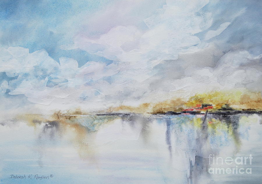 Cloudscape Painting by Deborah Ronglien
