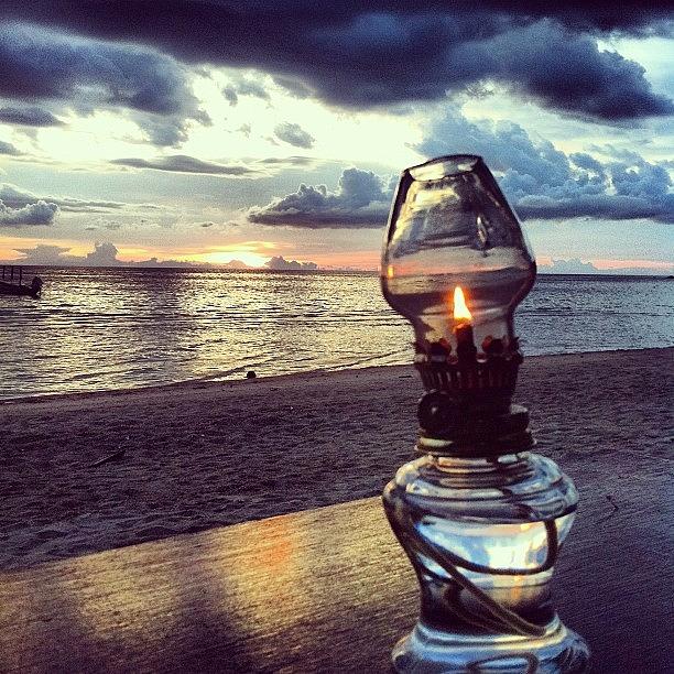 Sunset Photograph - #clouds#sunset#beach #candle#koh by Nick Corkill