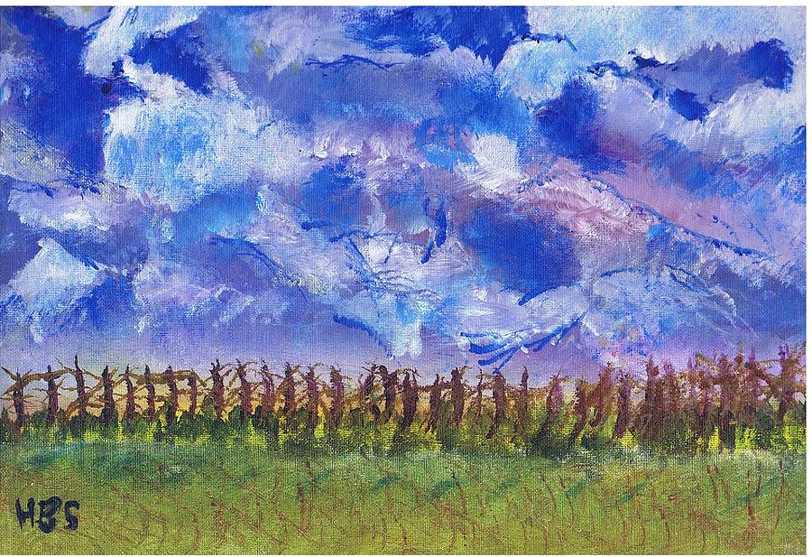 Cloudy Day Painting - Cloudy Day by Hartley B Singer