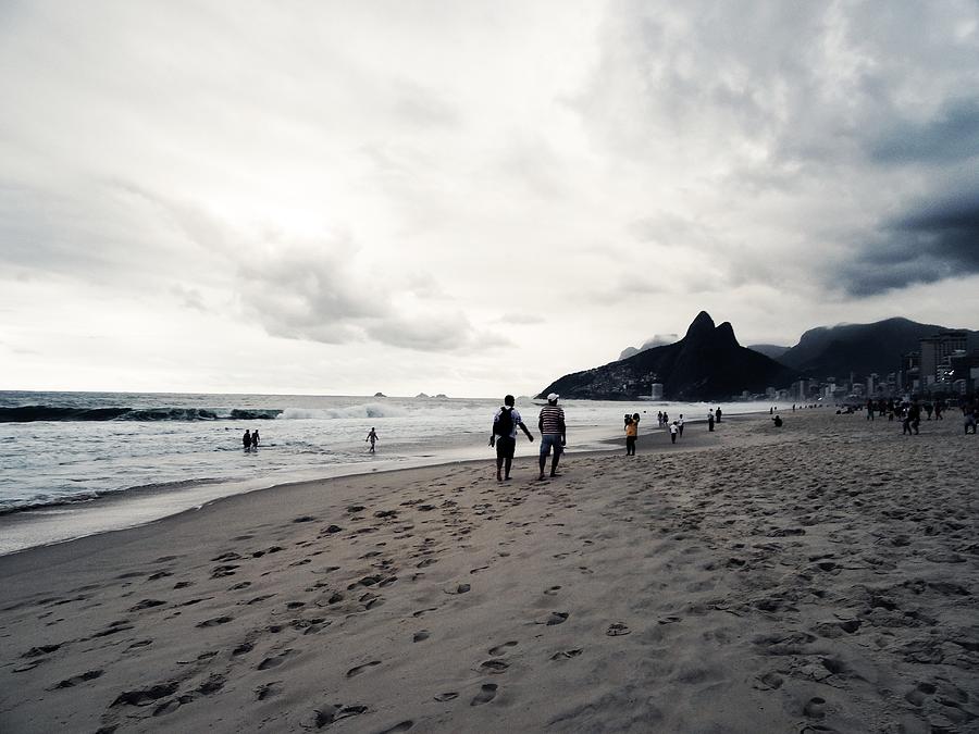 Cloudy Day in Ipanema Photograph by Zinvolle Art