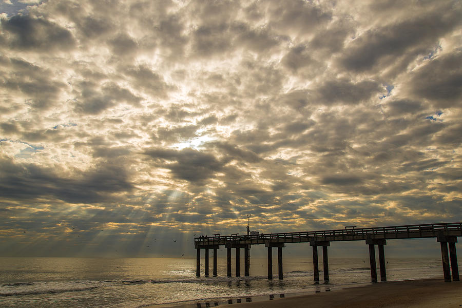 Beach Photograph - Cloudy Heavens by Kristopher Schoenleber