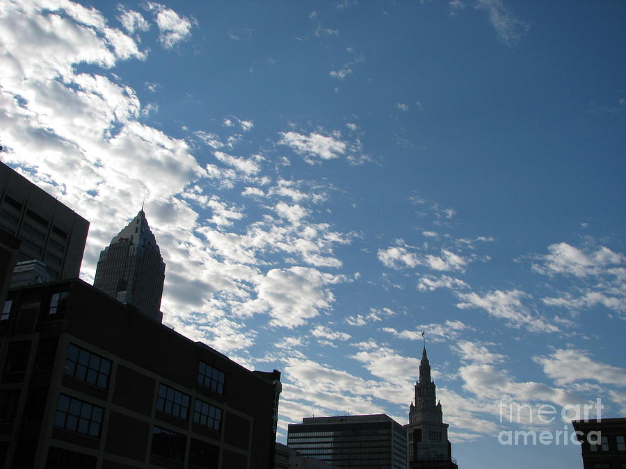Cloudy in Cleveland Photograph by Michael Krek