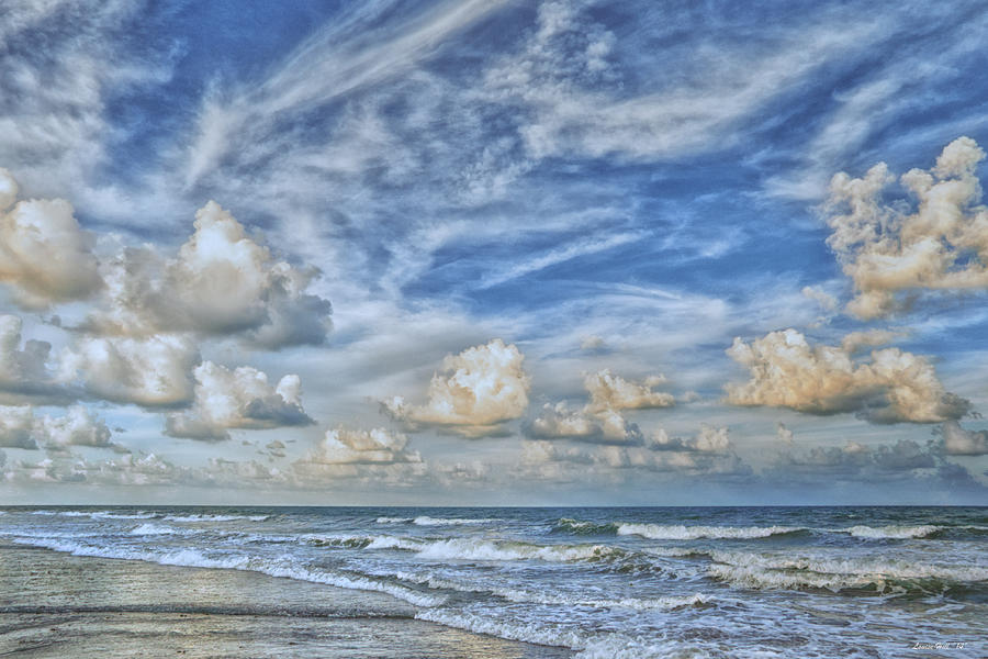Cloudy Ocean Sky Photograph by Louise Hill