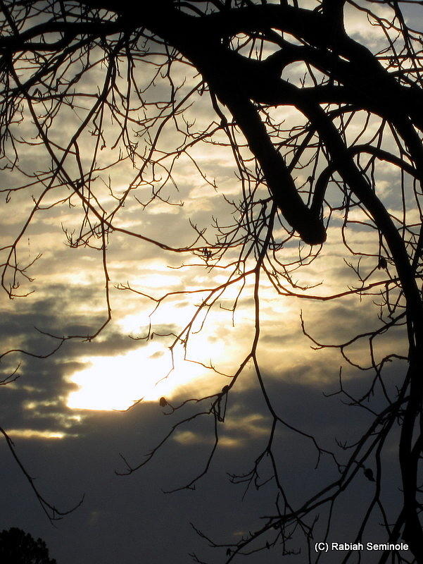 Cloudy Sunset Photograph by Rabiah Seminole