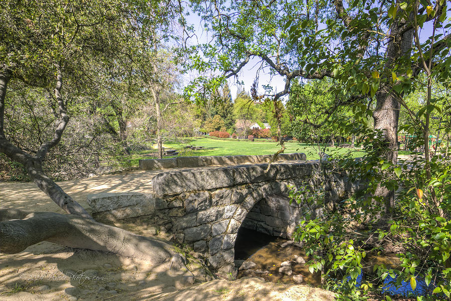 Historic Sites Photograph - Clover Valley Park Bridge by Jim Thompson