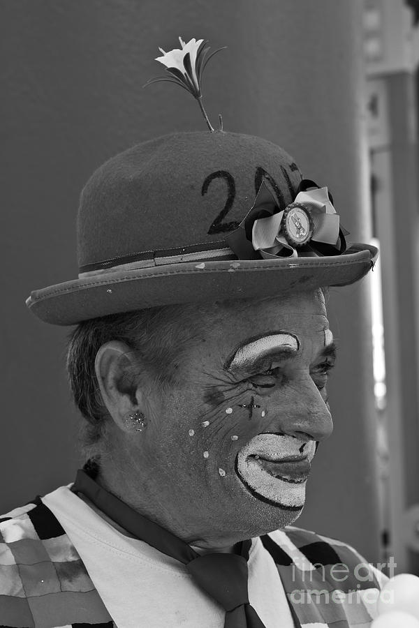 Clown Photograph - Clown 2013 by Joel De la torre