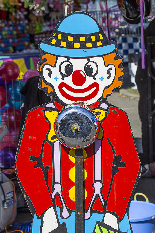 Still Life Photograph - Clown Bell Game by Garry Gay