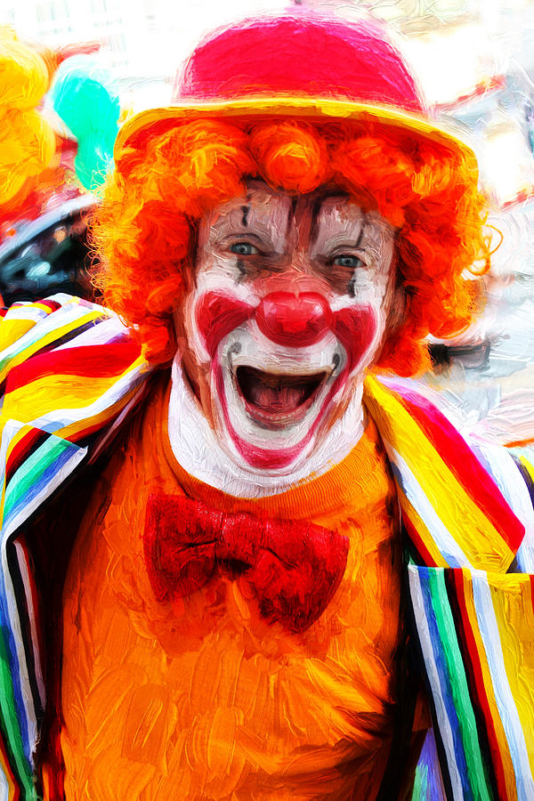 Happy Clown Photograph by Carlos Diaz - Fine Art America