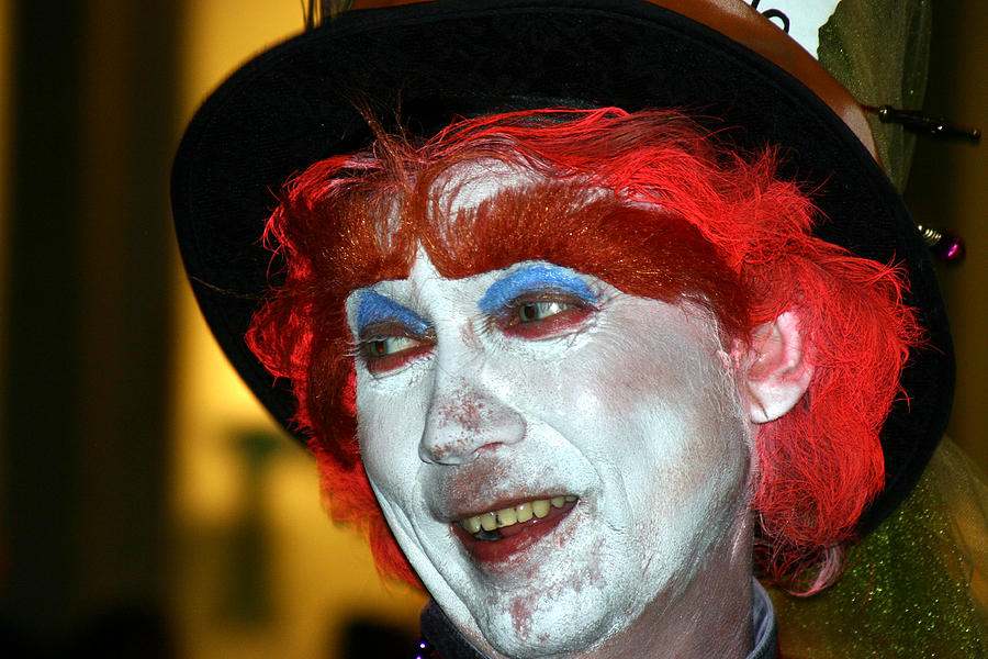 Clown Face in Key West Florida Photograph by John McGraw