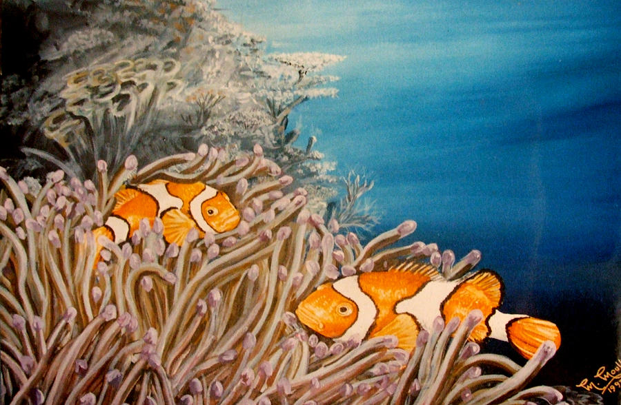 Clown Fish  Painting by Mackenzie Moulton