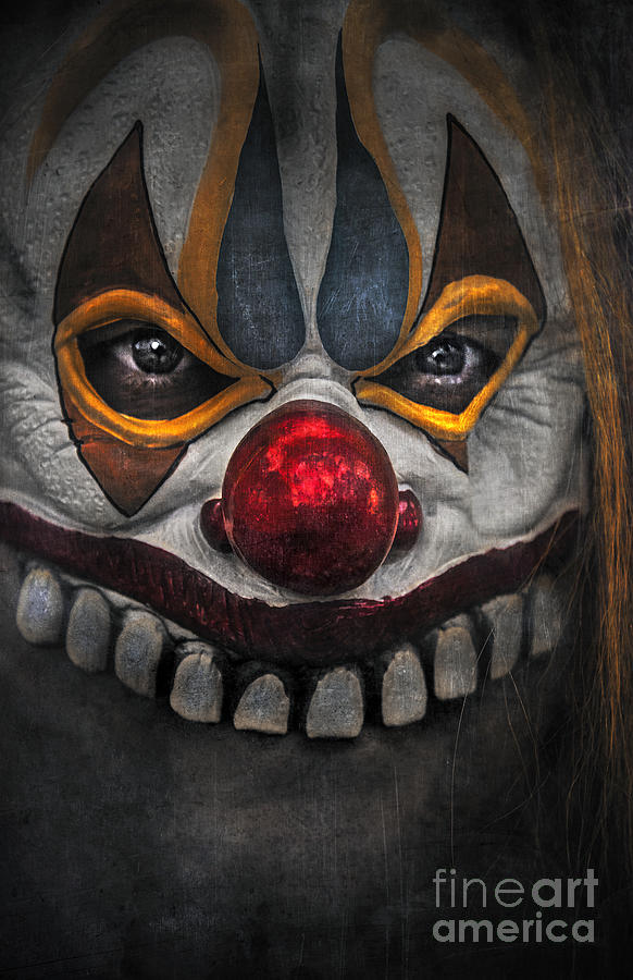 Psycho Movie Photograph - Clown by Svetlana Sewell