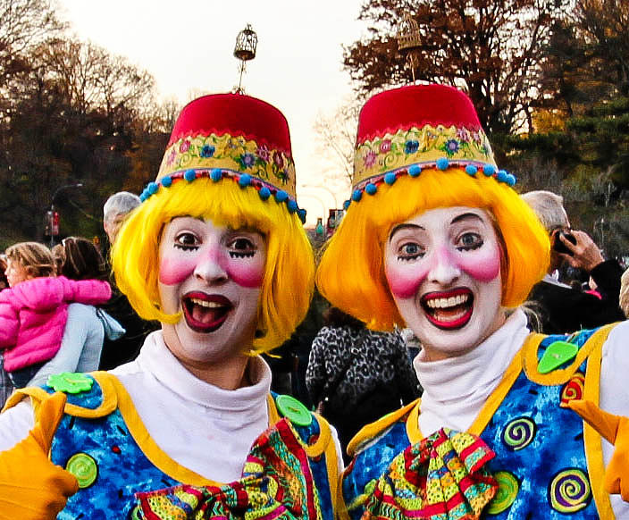 Clown Twins Photograph by Cathy Donohoue