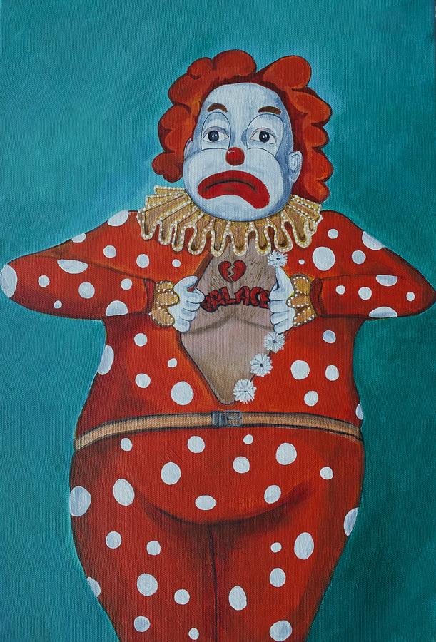 Clownies Last Tattoo Painting by Patricia Arroyo