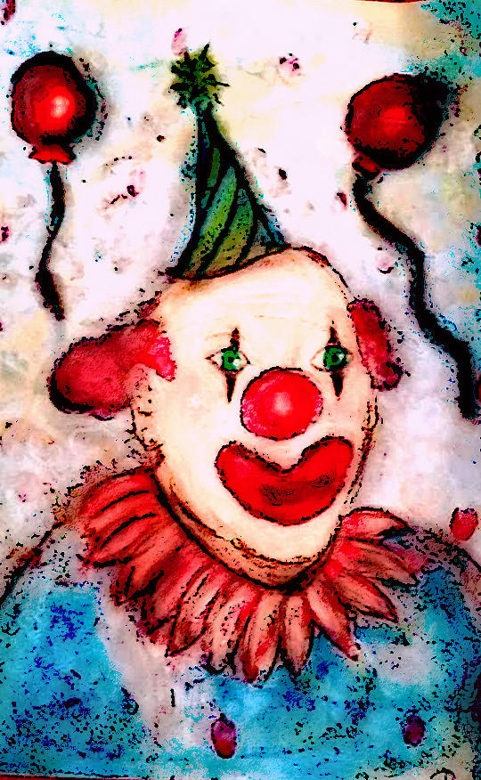 Clownin' Around Mixed Media by Melissa Osborne - Fine Art America