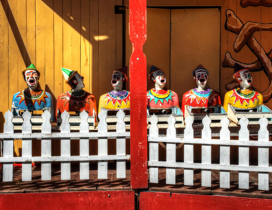 Clowns Photograph - Clowning Around by Wayne Sherriff