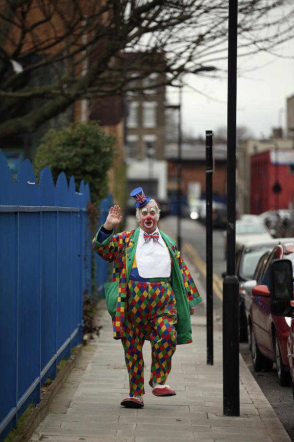 Clowns Gather For The Joseph Grimaldi Photograph by Oli Scarff