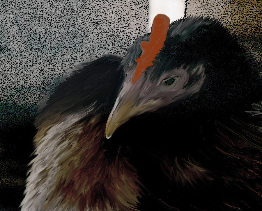 Chicken Digital Art - Cluck by Lesa Fine