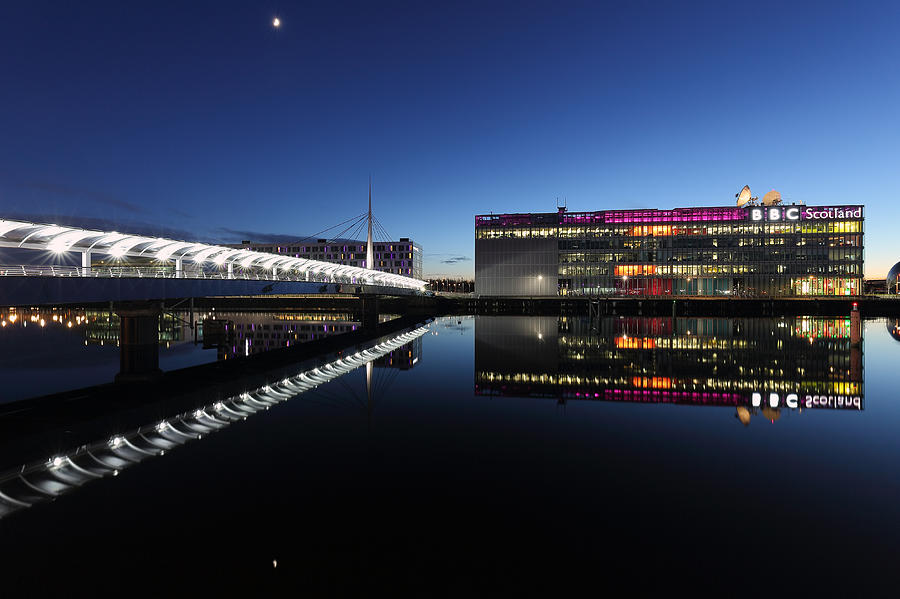 Clyde Waterfront Reflections Photograph by Grant Glendinning